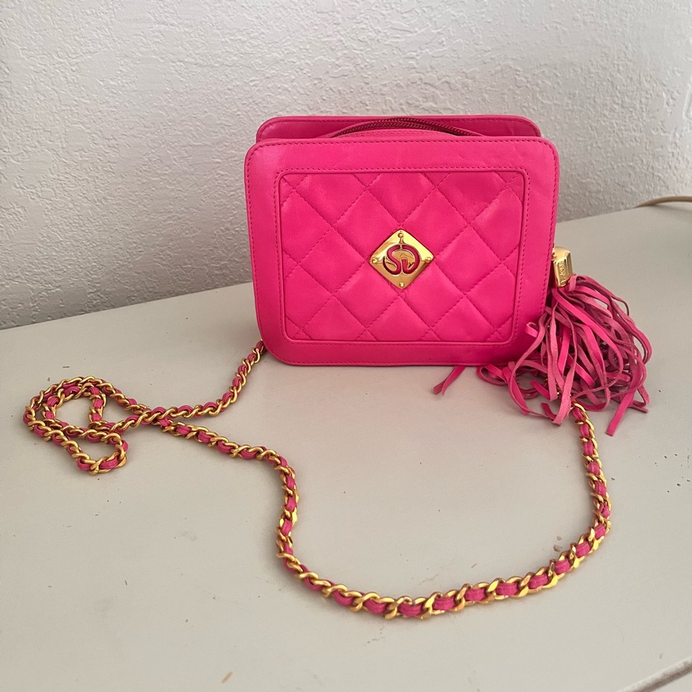 St. John’s pink crossbody purse